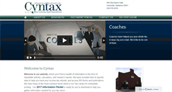 Desktop Screenshot of cyntax-hsv.com