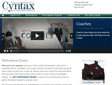 Tablet Screenshot of cyntax-hsv.com
